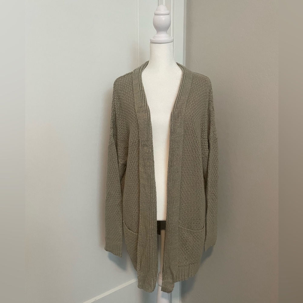 Nordstrom Tan Knitted Cardigan